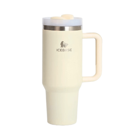 แก้วเก็บความเย็น ICEBASE รุ่น VL-519BE (POWERFUL) ขนาด 1200 ML สีเบจ